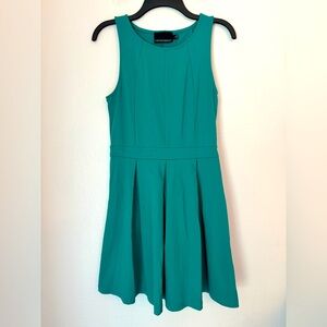 Cynthia Rowley Green Sleeveless Fit & Flare Dress - Size Small